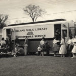 Babe the Blue Ox in the field, circa 1960 (Bethlehem Public Library archives)
